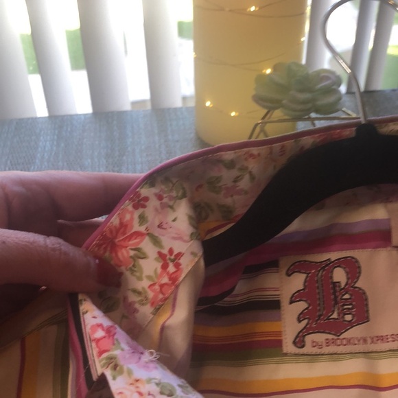 #15 NWOT Colorful Brooklyn Xpress Button Down Shirt 🕺 - Picture 13 of 17